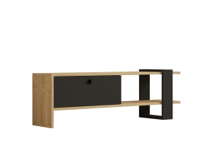 Comoda TV gri antracit/maro 120 cm Yonca The Home Collection