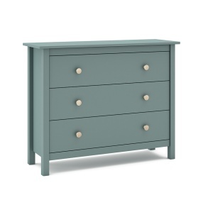 Comoda verde petrol din lemn 100 cm Max The Home Collection