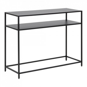 Consola din metal negru 100 cm Newcastle Matt Quiet Object
