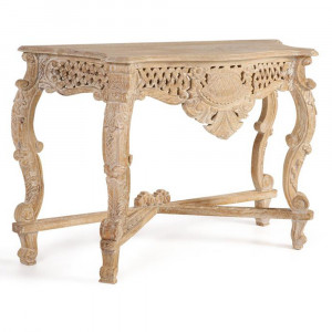 Consola maro deschis din lemn 120 cm Siroco Giner y Colomer