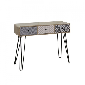 Consola multicolora din MDF 99 cm Mailbox Sit Moebel