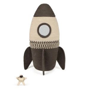 Cos cu capac multicolor din fibre Rocket Lorena Canals