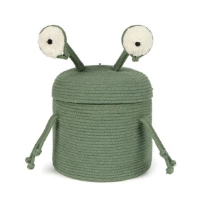 Cos cu capac verde din fibre Alien Zog Lorena Canals