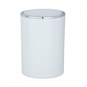 Cos de gunoi alb din plastic 5 L Inca Wenko