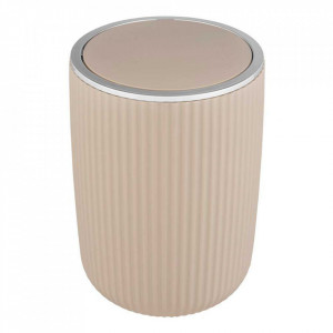 Cos de gunoi din plastic bej 5.5 L Agropoli Wenko