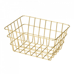 Cos din metal auriu Viana Wenko