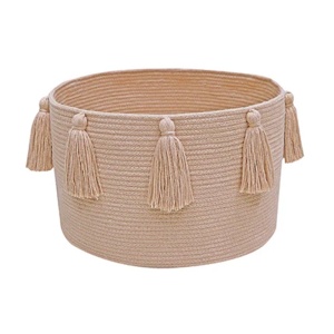 Cos roz din bumbac Tassels Large Lorena Canals