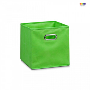 Cos verde din fleece Storage Box Green Zeller