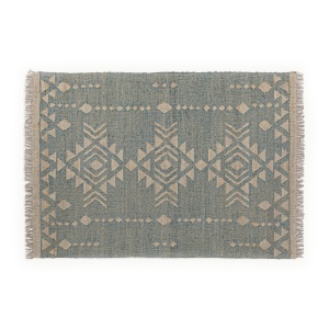 Covor albastru/bej din fibre naturale 200x300 cm Kozakura Vical Home