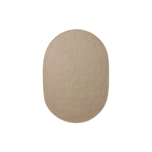 Covor bej din fibre sintetice 200x300 cm Despas Oval Kave Home