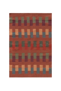 Covor din fibre naturale multicolore 86x130 cm Intersecting Lorena Canals