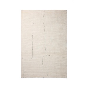 Covor ecru din fibre sintetice 160x230 cm Lisdan Kave Home