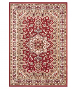 Covor fibre sintetice rosu 200x290 cm Mirkan Parun Tabriz Nouristan