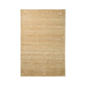 Covor galben mustar din fibre 160x230 cm Eloda Kave Home
