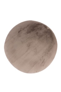 Covor grej din fibre sintetice 120 cm Heaven Lalee