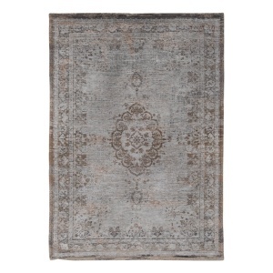 Covor gri din fibre sintetice Medallion Grey Ebony Louis de Poortere (diverse dimensiuni)