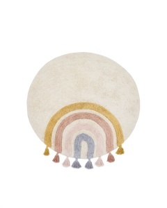 Covor multicolor din bumbac 100 cm Tadea Kave Home