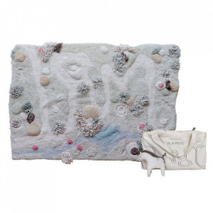 Covor multicolor din bumbac 120x160 cm Path Of Nature Lorena Canals