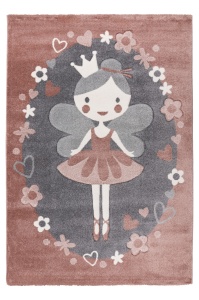 Covor multicolor din fibre sintetice Happy Princess Lalee (diverse dimensiuni)