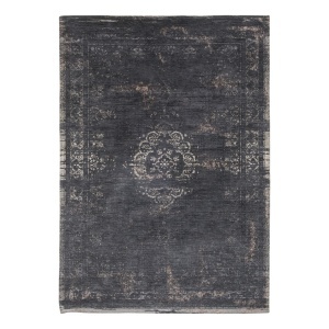 Covor negru din fibre sintetice Medallion Mineral Black Louis de Poortere (diverse dimensiuni)