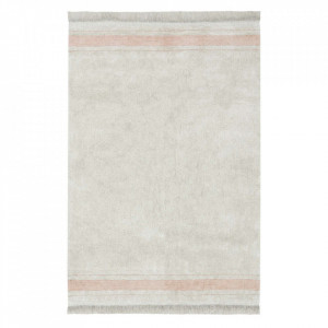 Covor pentru copii bej/roz din bumbac 140x200 cm Gastro Lorena Canals