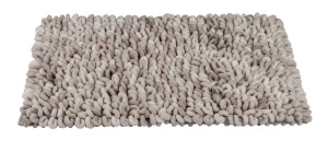 Covoras baie alb/gri din fibre 60x90 cm Lerici Wenko