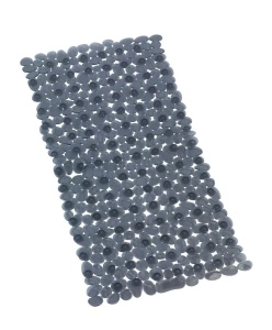 Covoras baie gri antracit din plastic 36x71 cm Paradise Wenko