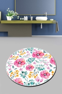 Covoras de baie multicolor din fibre sintetice 100 cm Azalea The Home Collection