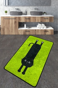 Covoras de baie multicolor din fibre sintetice 70x120 cm Comfort The Home Collection