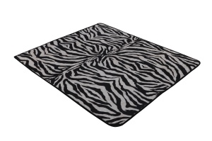 Covoras de baie multicolor din fibre sintetice 80x100 cm Strıped The Home Collection