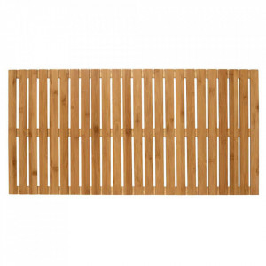 Covoras pentru baie maro din lemn de bambus 50x100 cm Stan Wenko