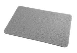 Covoras pentru cabina de dus gri din fibre sintetice 40x60 cm Wellness Wenko