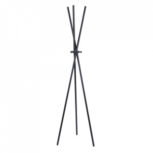 Cuier negru din metal Darwin Quiet Object