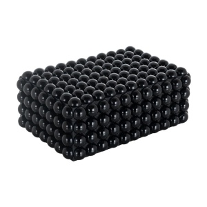 Cutie cu capac pentru bijuterii neagra din fibre naturale Batool Large Richmond Interiors