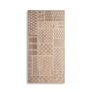 Decoratiune de perete maro din lemn 83x166 cm Villec Vical Home