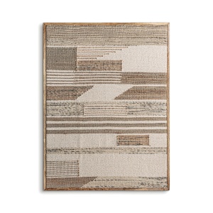 Decoratiune de perete multicolora din fibre naturale 90x120 cm Rubje Vical Home