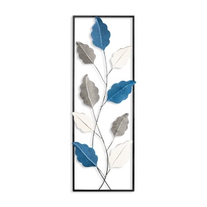 Decoratiune de perete multicolora din metal 32x90 cm Fagus 2 The Home Collection