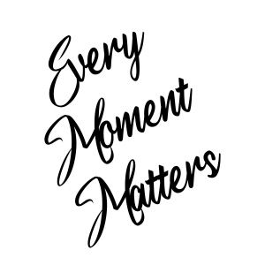 Decoratiune de perete neagra 40x50 cm Every Moment Matters The Home Collection