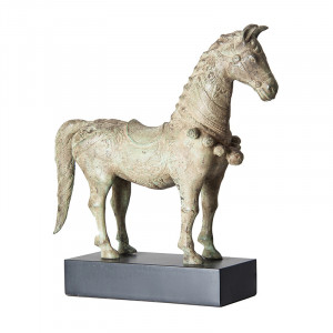 Decoratiune din bronz 39 cm Horse Vical Home