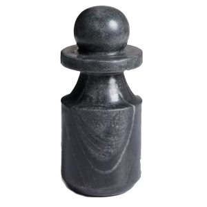 Decoratiune gri din marmura 23 cm Elvora Kave Home
