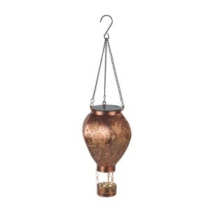 Decoratiune luminoasa pentru exterior maro din metal 47 cm Air Balloon Wenko