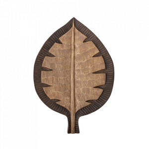 Decoratiune maro din lemn de mango 7 cm Adama Creative Collection