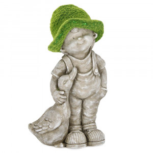 Decoratiune multicolora din piatra 45 cm Garden Boy Bizzotto