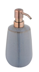 Dispenser sapun lichid gri din ceramica 430 ml Sirmione Wenko