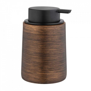 Dispenser sapun lichid maro alama/negru din fibre sintetice 250 ml Palena Wenko