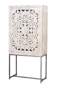 Dulap alb din lemn 176 cm Mykonos Giner y Colomer