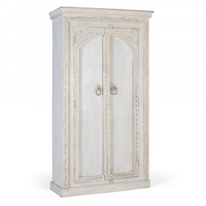 Dulap alb din lemn 180 cm Rabat Giner y Colomer