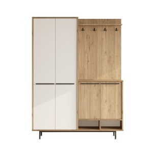 Dulap lobby alb/maro 196 cm OS1-SW The Home Collection