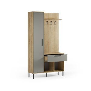 Dulap lobby maro/verde 195 cm Heidy Quiet Object