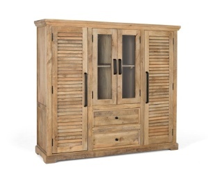 Dulap maro din lemn 142 cm Venecia Giner y Colomer